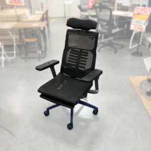 有名オフィスチェアブランドのサンプル品。キズ汚れ有りの訳あり1点仕入れなので機能はそのままお買い得！高級感あるレザー張地